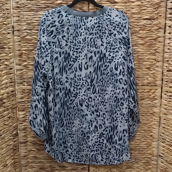 Melissa McCarthy Seven leopard print tunic style top size 1x - Picture 13 of 15